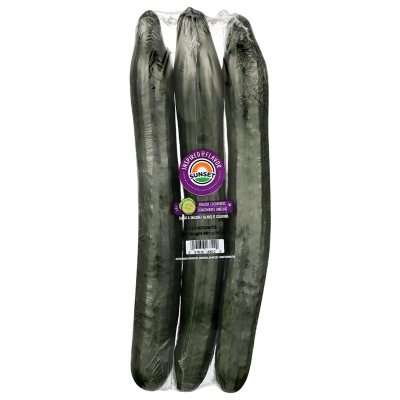 Seedless English Cucumbers (3 ct.) - Sam's Club