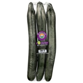 Seedless English Cucumbers 3 ct.