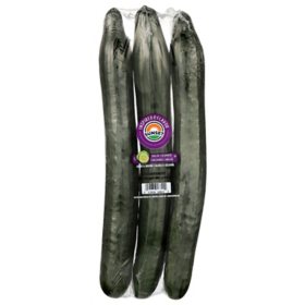 Seedless English Cucumbers, 3 ct.