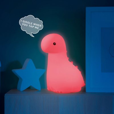 Personalised Roarsome Dinosaur Colour Changing Night LED Light