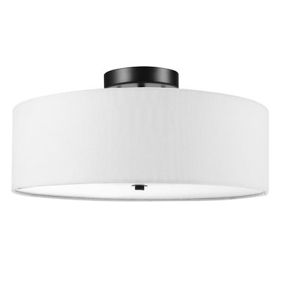 Globe Electric Kyle 2-Light Dark Bronze Flush Mount with LED Bulbs - Sam's Club