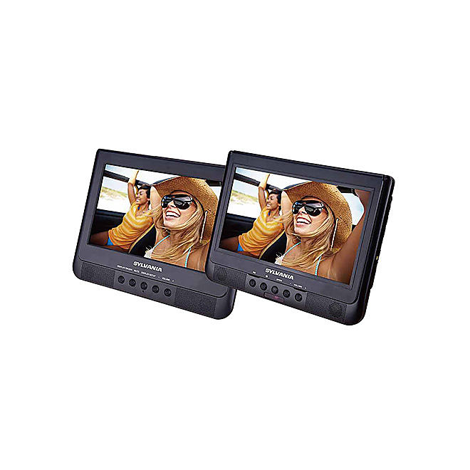 Sylvania 10.1" Dual Screen Portable DVD Player