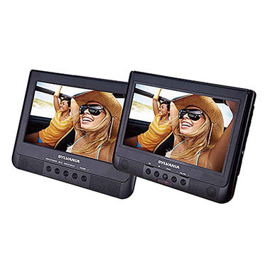 Sylvania 10.1″ Dual Screen Portable DVD Player