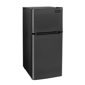 Frigidaire Compact Fridge/Freezer Combo, 4.5 cu. ft. Capacity, Black Stainless Steel