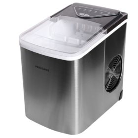 Frigidaire Stainless-Steel 26-lb. Bullet-Shaped Ice Maker, Choose Color