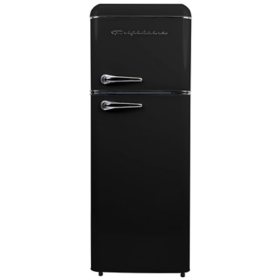 Frigidaire Retro Fridge Freezer Combo, Apartment Size Fridge with Freezer 7.5 cu. ft. capacity 