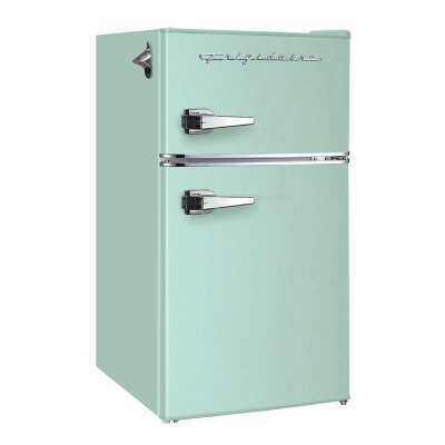 Frigidaire Retro 3.2 cu. ft. Two-Door Refrigerator With Built-In Bottle ...