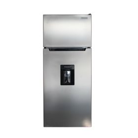 Frigidaire Platinum Fridge Freezer Combo, Apartment Size Fridge with Freezer, Integrated Beverage Dispenser, 7.3 cu. ft. 