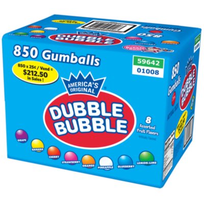 Dubble Bubble Gum Ball Refills, 5-oz. Packs
