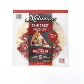 Molinaro's Thin Crust Pizza Kit 5 pk.