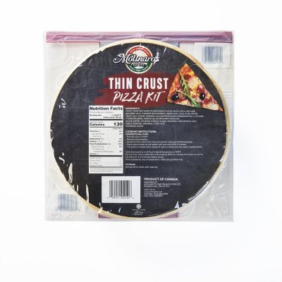 Molinaro S Thin Crust Pizza Kit 5 Pk Sam S Club