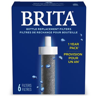 Brita® Soft Squeeze Water Filter Bottle - Aqua Blue - Candor