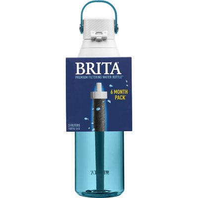 Brita Premium 26oz Filtering Water Bottle with Filter - Seaglass