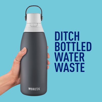 Brita 32-oz. Stainless Steel Water Bottle with 3 Filters (Assorted Colors)  - Sam's Club