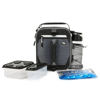 Arctic Zone Upright Reusable Lunch Box Combo with Accessories