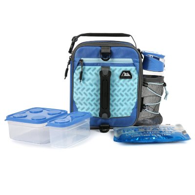 artic zone insulated lunch bag. Dual Closure W Food Container