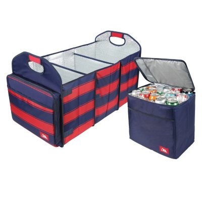 Arctic zone trunk organizer store and insulated cooler set