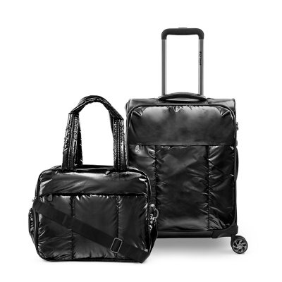 iFLY Smart Glow Collection 2-Piece Carry-on Travel Luggage Set