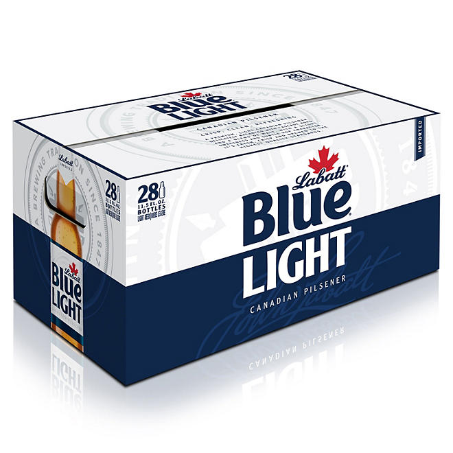Labatt Blue Light Beer 11.5 fl. oz. bottle, 28 pk.