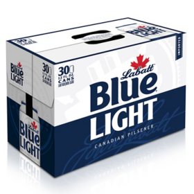 Labatt Blue Light Beer 12 fl. oz. can, 30 pk.
