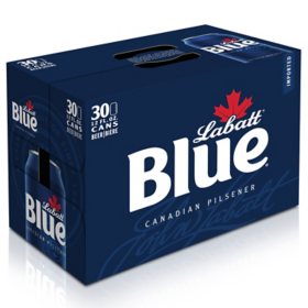 Labatt Blue Beer 12 fl. oz. can, 30 pk.