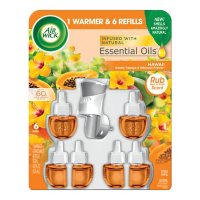 Air Wick Scented Oil Air Freshener, Warmer + 6 Refills (Choose Your Scent)