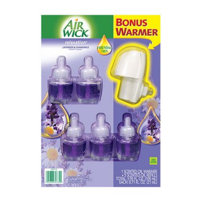 Air Wick Scented Oils 5 pk. of Refills + 1 Warmer - Sam's Club