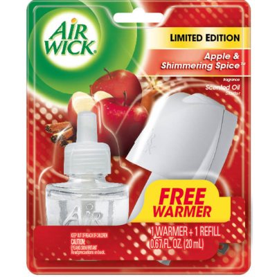 Air Wick Scented Oil Starter Kit w/1 Apple & Shimmering Spice  oz.  (Winter Lights) - Sam's Club