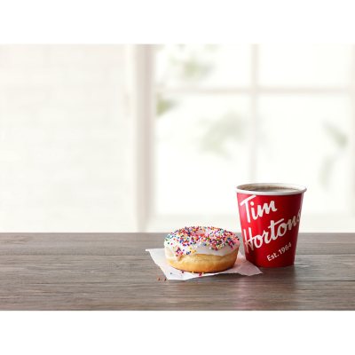 Canadian favorite coffee & doughnut shop Tim Hortons now open in