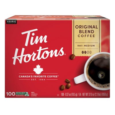 Tim Hortons Original Blend Premium Coffee (100 ct.) (BB 12/02/2025)