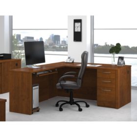 Bestar Embassy Officepro 60000 L Shaped Desk Select Color Sam S