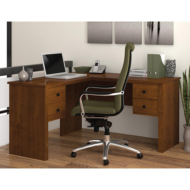 Bestar Somerville HomePro 45000 L-Shaped Desk, Select Color