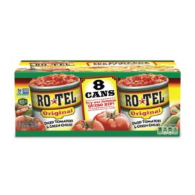 Ro-Tel Diced Tomatoes & Green Chilies 10 oz., 8 ct.