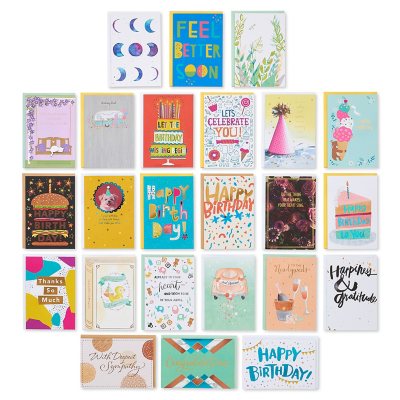 Assorted dog pattern blank Greeting Card