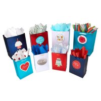 American Greetings "Design Your Own" Gift Bag, Tissue Paper and Adhesive Attachment Kit