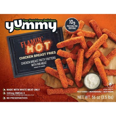 Yummy Flamin' Hot Chicken Fries (3.5 lbs.) - Sam's Club