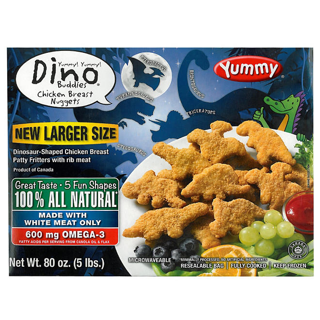 Dino Buddies Chicken Breast Nuggets (80 oz.)