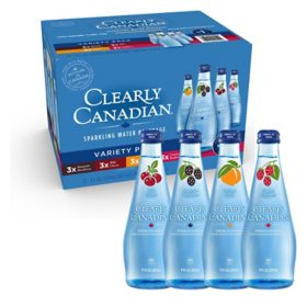 Italian Water Variety Pack Sampler - Sparkling Water - 1 L (6 Glass Bottles)