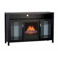 Electric Fireplace with 54" Mantel TV Unit