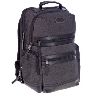 バックパック　ブランズウィック　ビジネス　BLACK ビジネスバックパック・ロゴプリント Brunswick (EC0140033BLK