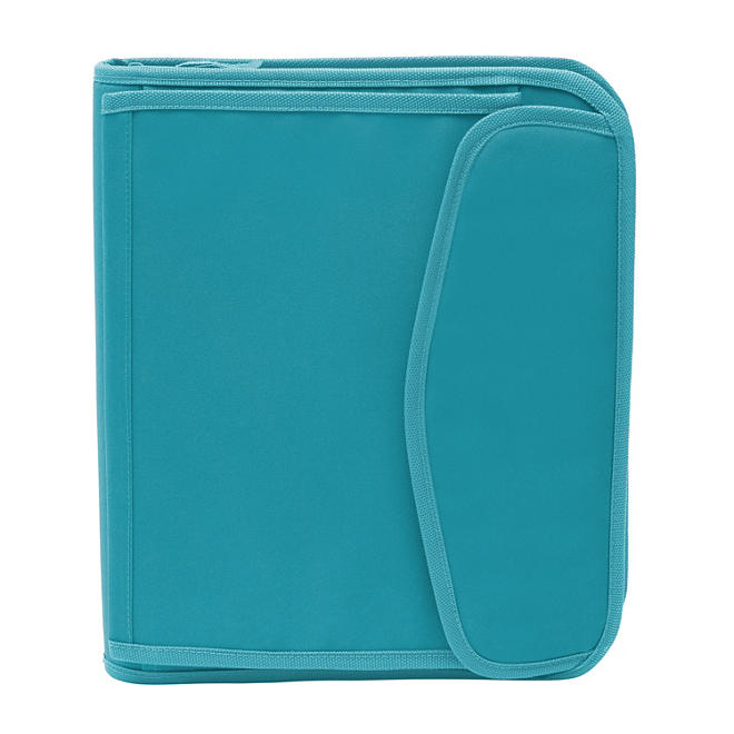 3 Ring 1.5" Binder with Zipper, Choose a Color