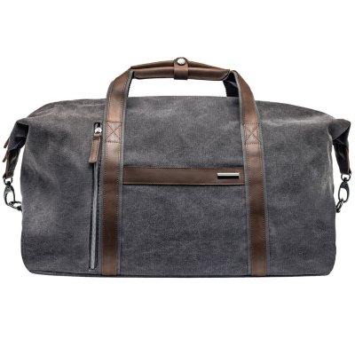 Renwick Canvas Duffle with Genuine Leather Trim, Choose a Color - Sam's ...