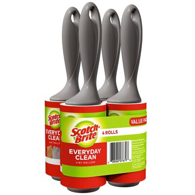 Scotch-Brite Everyday Clean Lint Rollers, 4 Pack - Sam's Club