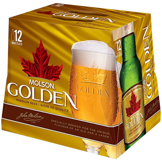 Molson Golden Premium Beer (12 fl. oz. bottle, 12 pk.)