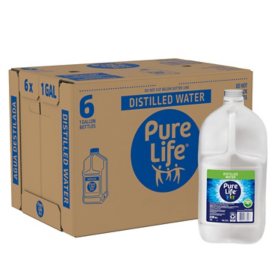 Purelife Distilled Water 1 gal., 6 pk.