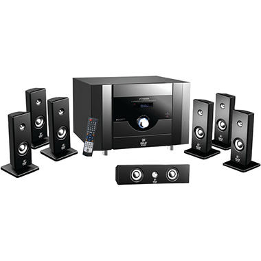 Pyle PYLPT798SBA 7.1-Channel Home Theater System comes with Bluetooth