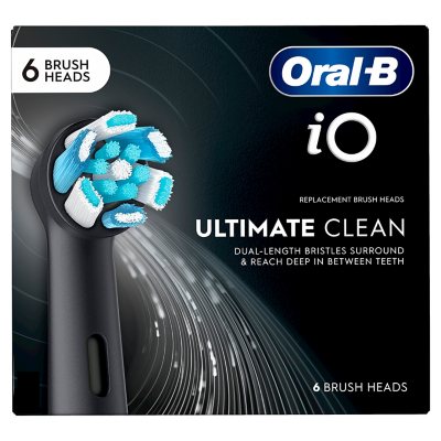 Oral-B iO Ultimate Clean Replacement Brush Heads, 6-Count