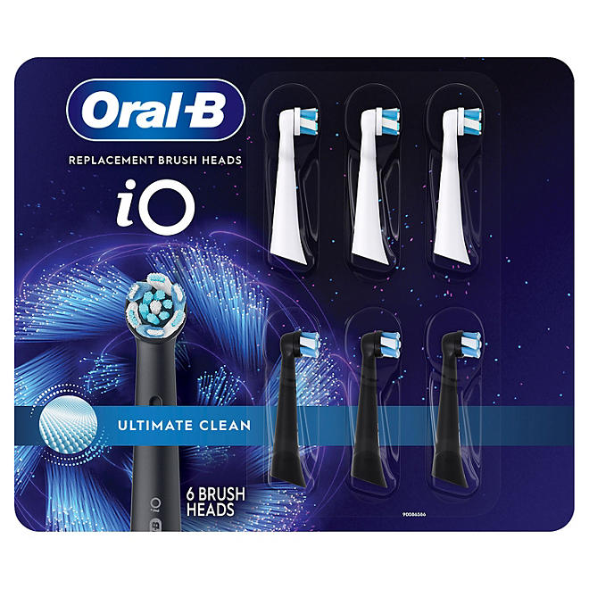 Oral-B iO Series Electric Toothbrush Replacement Brush Heads, Ultimate Clean 6 ct.