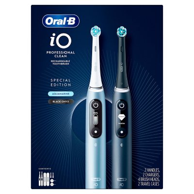 ORAL-B IO SERIES 5 DUO BLACK / WHITE WITH 2ND HANDLE