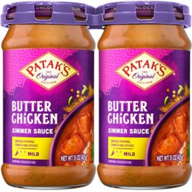 Patak's Butter Chicken Curry Simmer Sauce, 15 oz., 2 pk.